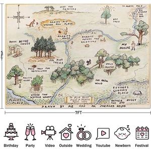 Brand new hundred acre wood backdrop